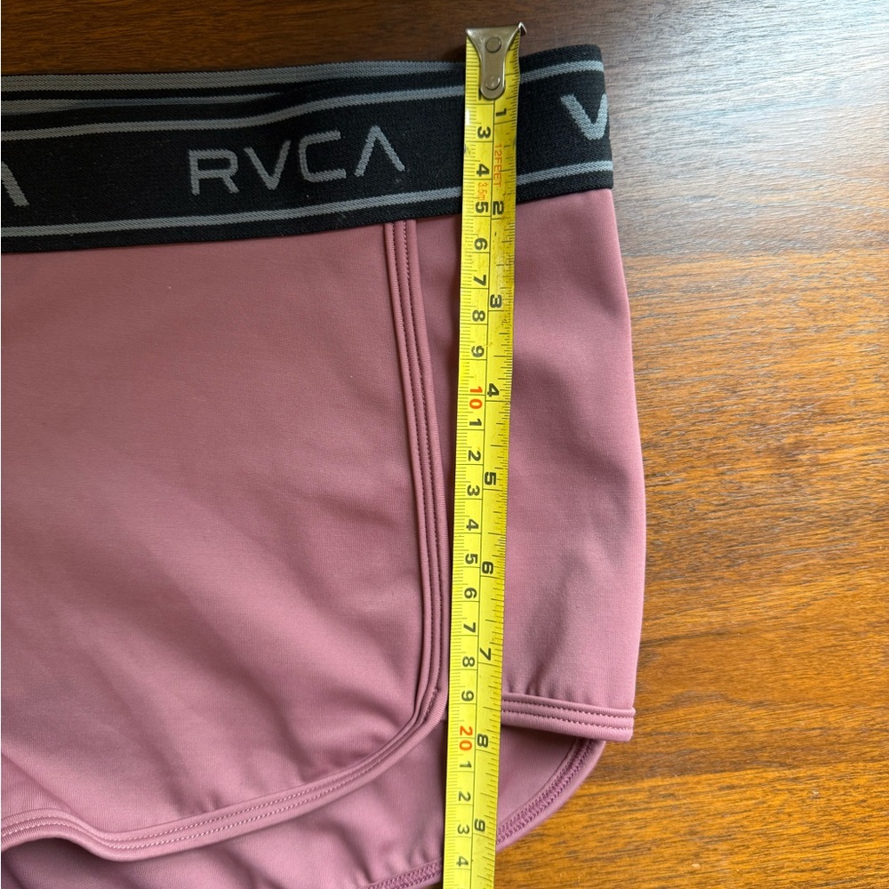 RVCA Women's Mauve / Dusty Pink Swim Booty Shorts - Picture 6 of 10